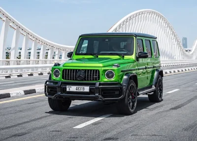 Rent Mercedes G63 AMG Green in Dubai