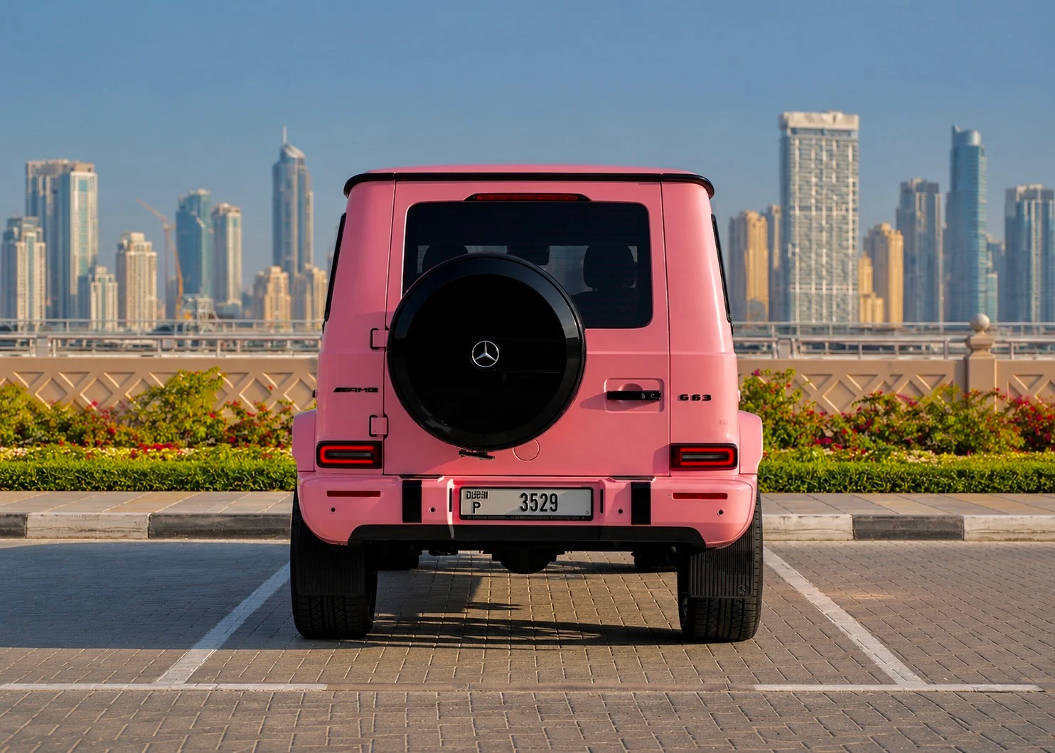 Rent Mercedes G63 AMG Pink in Dubai