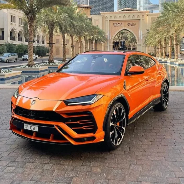 Rent Lamborghini Urus Orange in Dubai