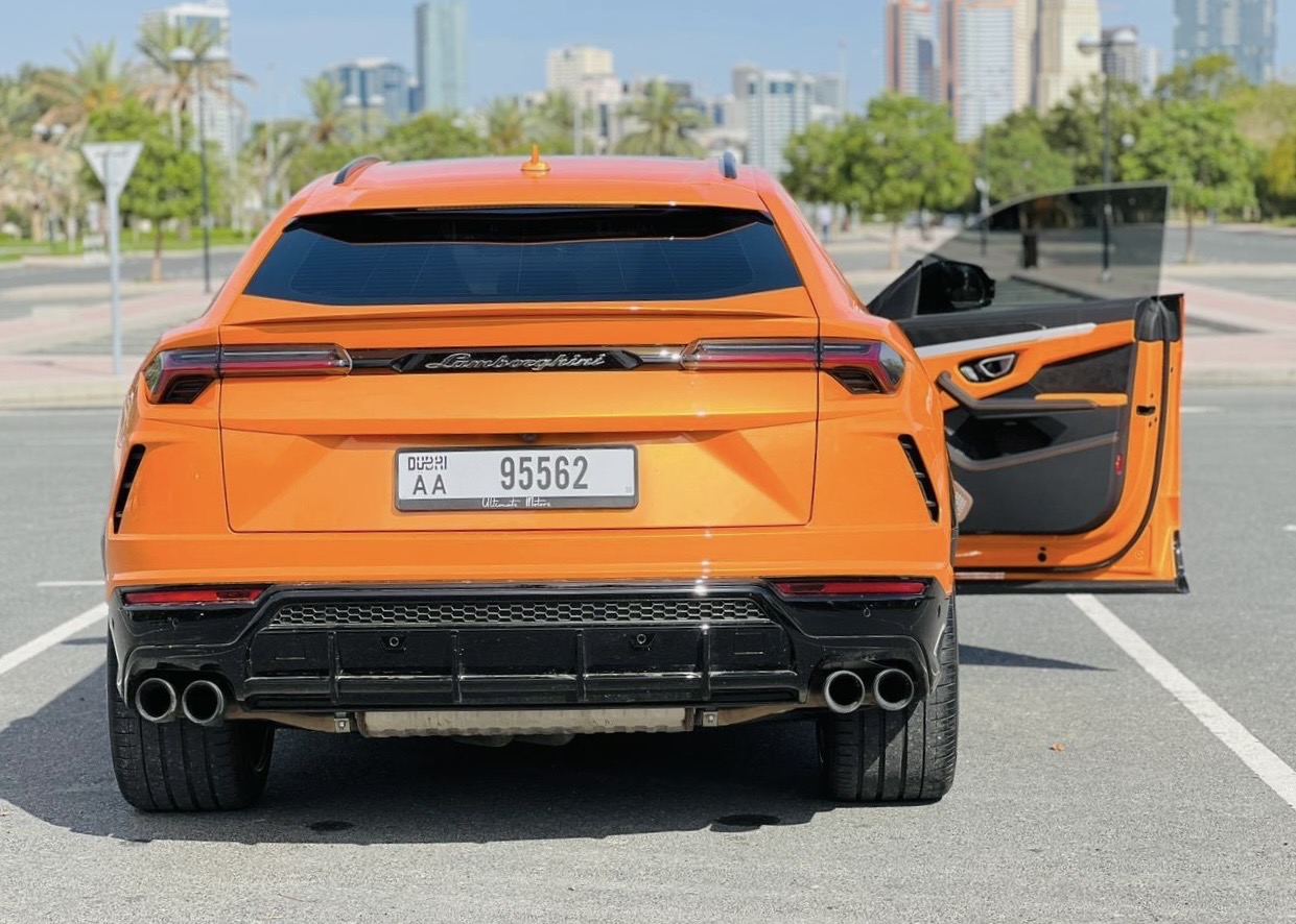 Rent Lamborghini Urus Orange in Dubai