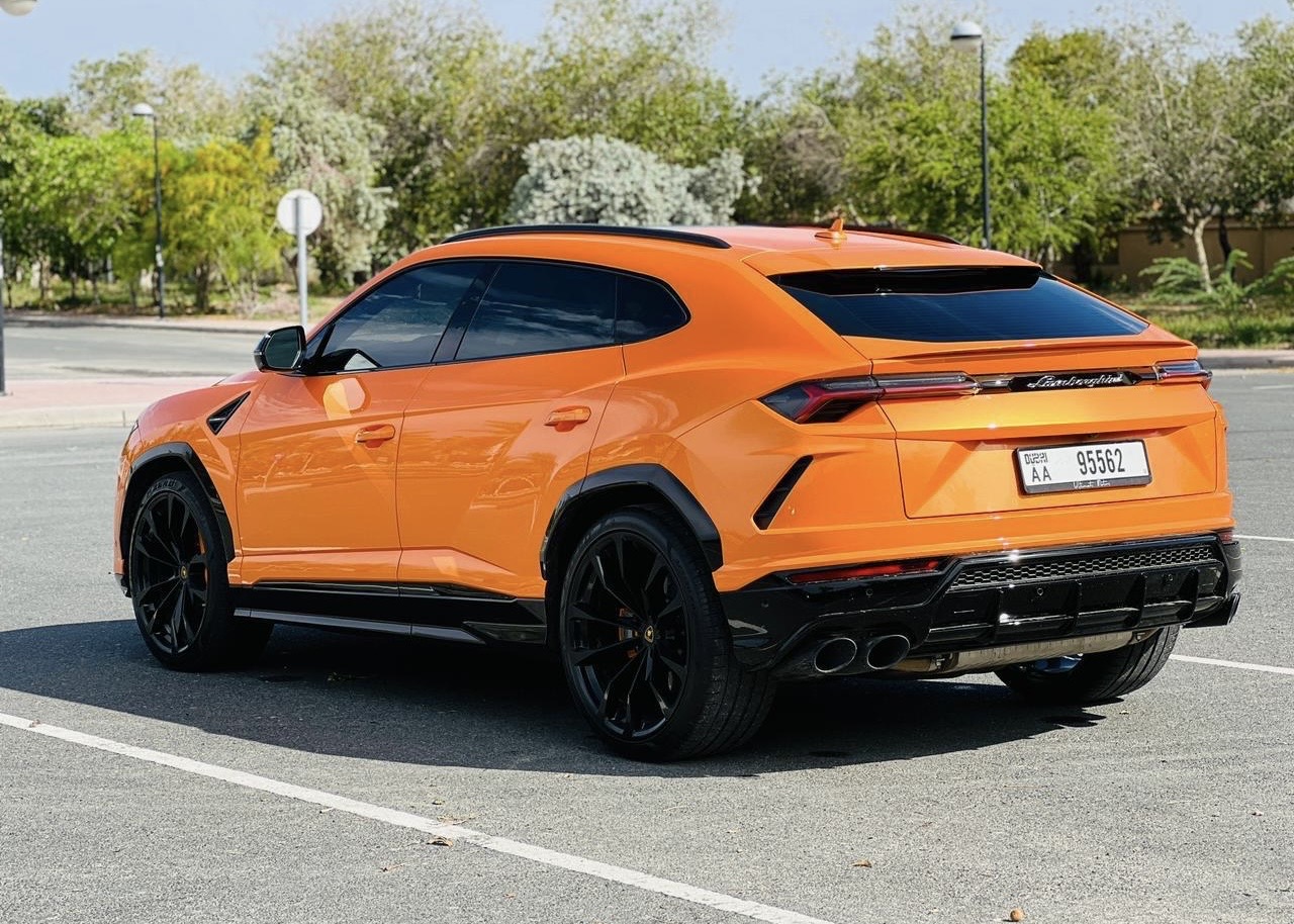 Rent Lamborghini Urus Orange in Dubai