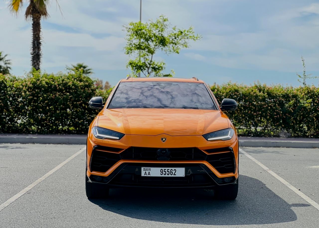 Rent Lamborghini Urus Orange in Dubai