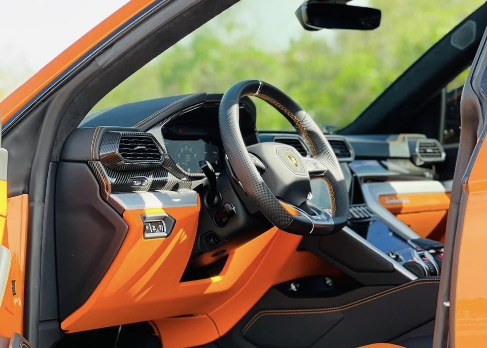 Rent Lamborghini Urus Orange in Dubai