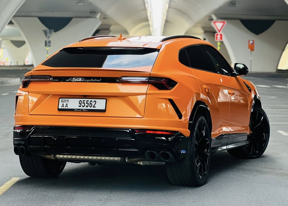 Rent Lamborghini Urus Orange in Dubai