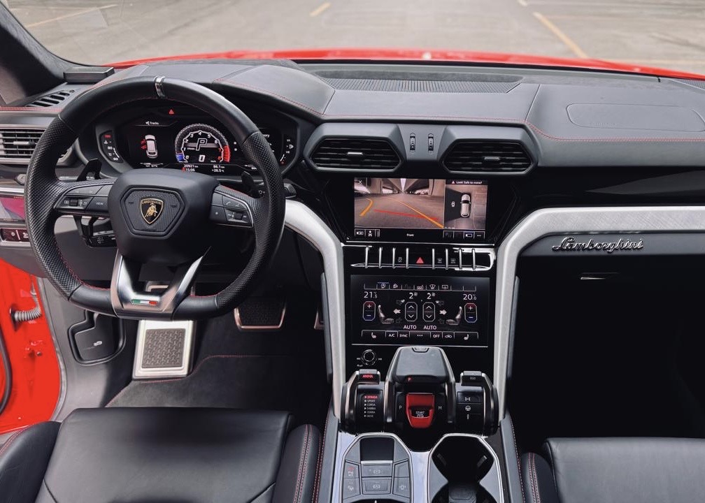 Rent Lamborghini Urus Red in Dubai