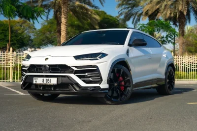Rent Lamborghini Urus White in Dubai