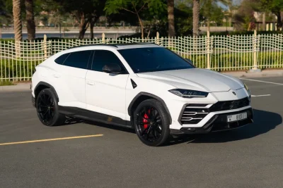 Rent Lamborghini Urus White in Dubai