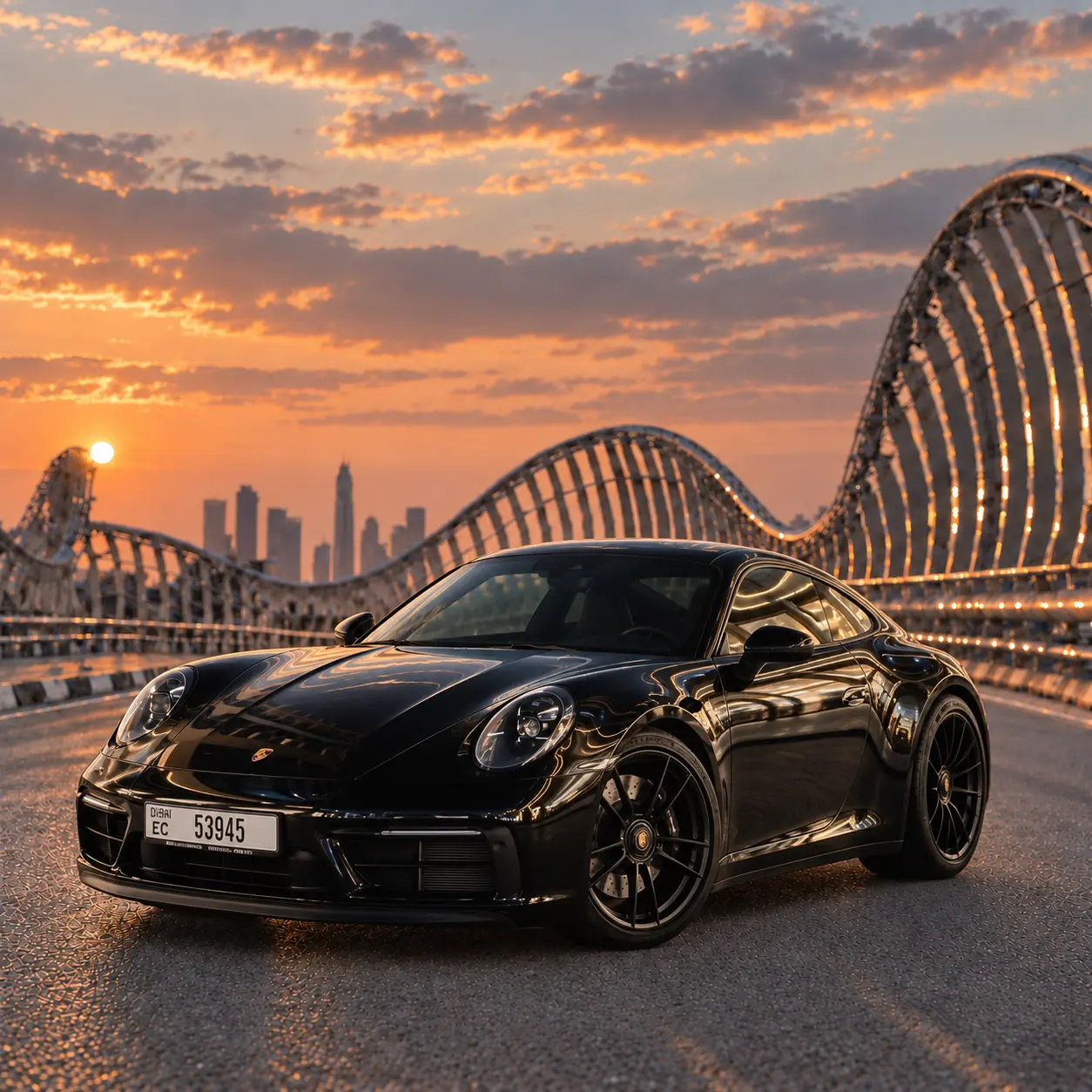 Porsche 911 Carrera 4 GTS rental Dubai