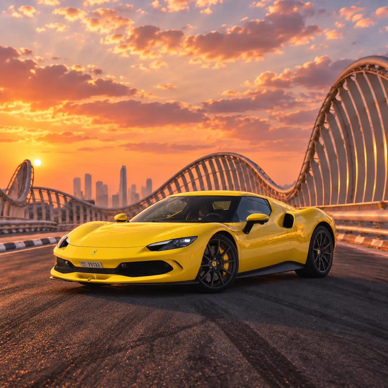 Ferrari 296 GTB Rental in Dubai