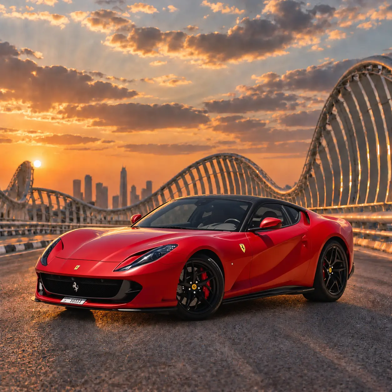 Ferrari 812 Superfast Rental in Dubai