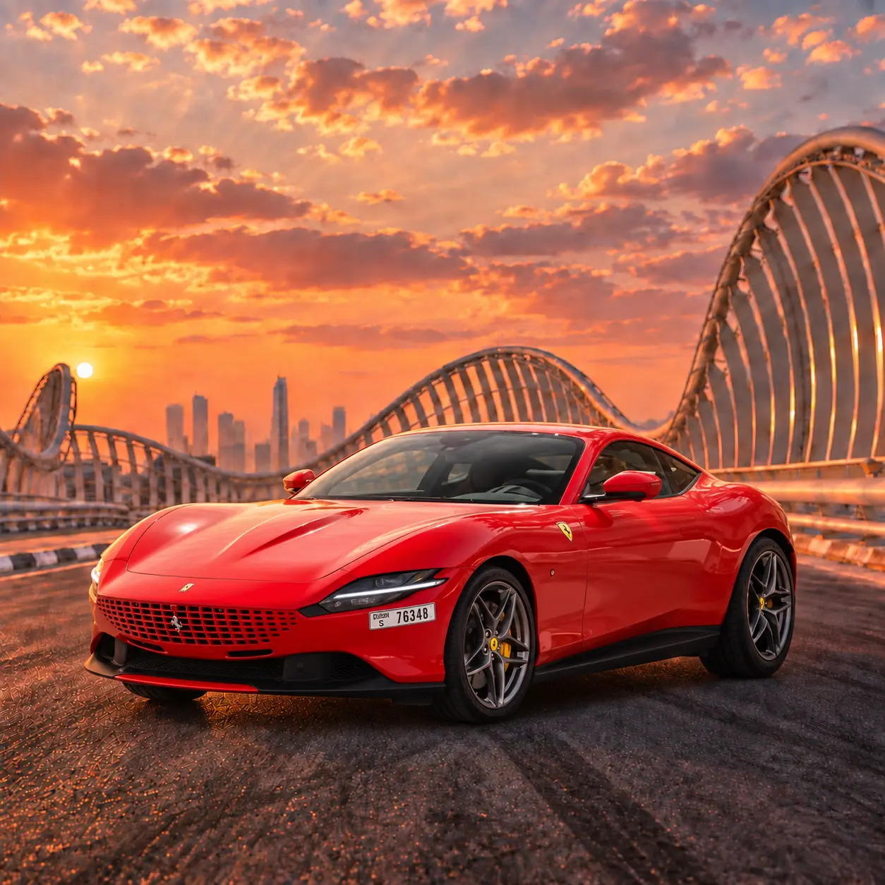 Ferrari Roma Rental in Dubai