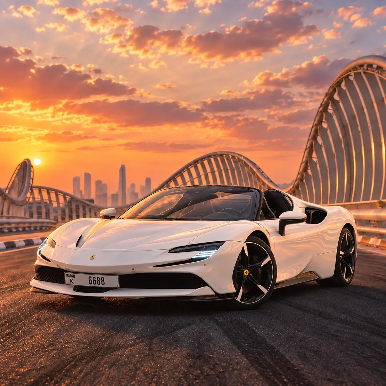Ferrari SF90 Spider Rental in Dubai