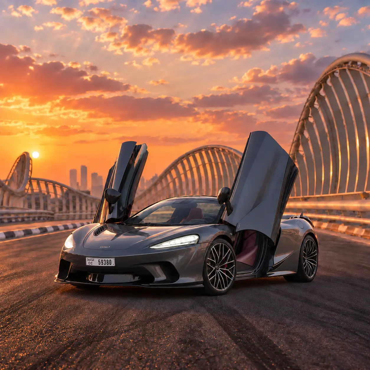 McLaren GT rental in Dubai