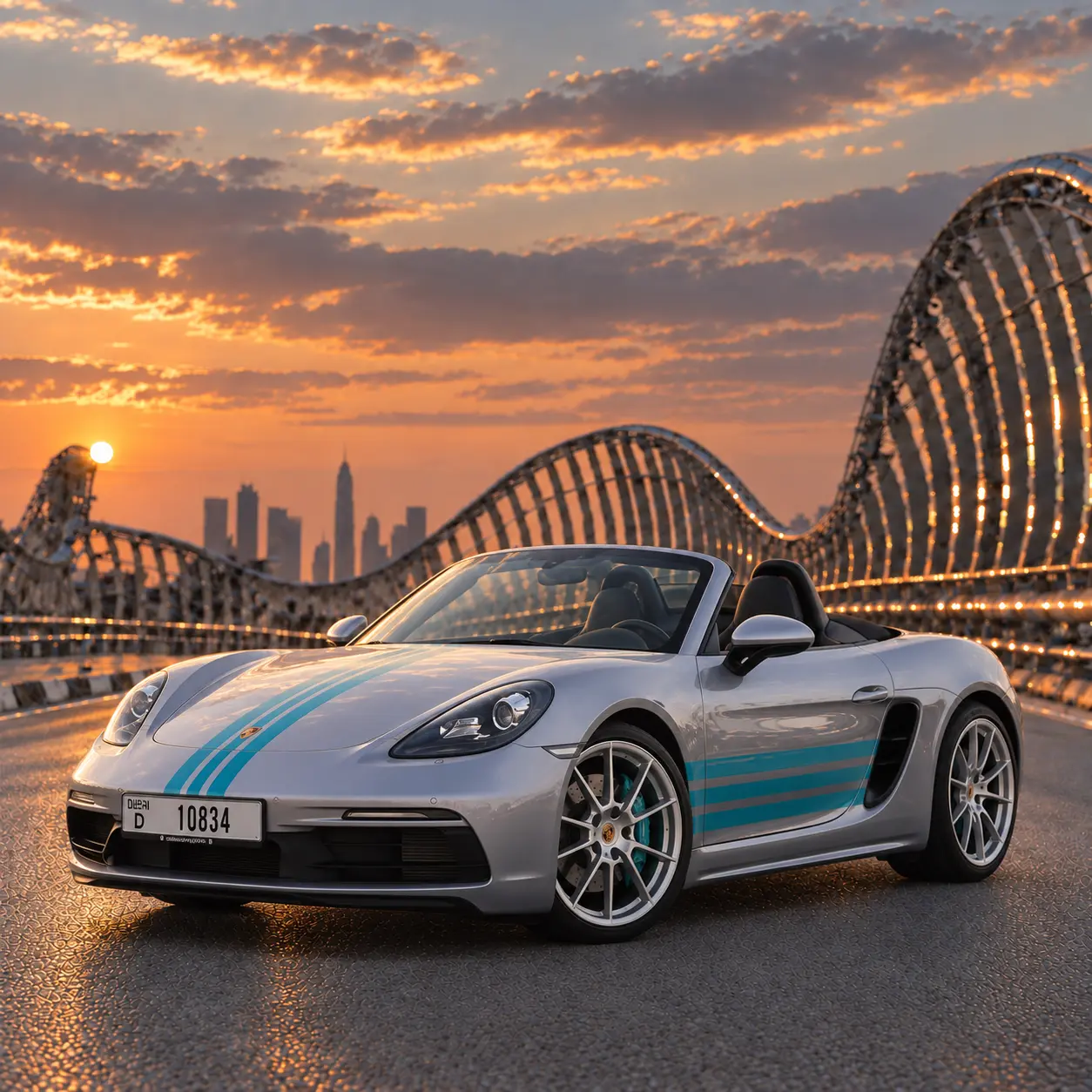 Rent Porsche 718 Boxster GTS in Dubai
