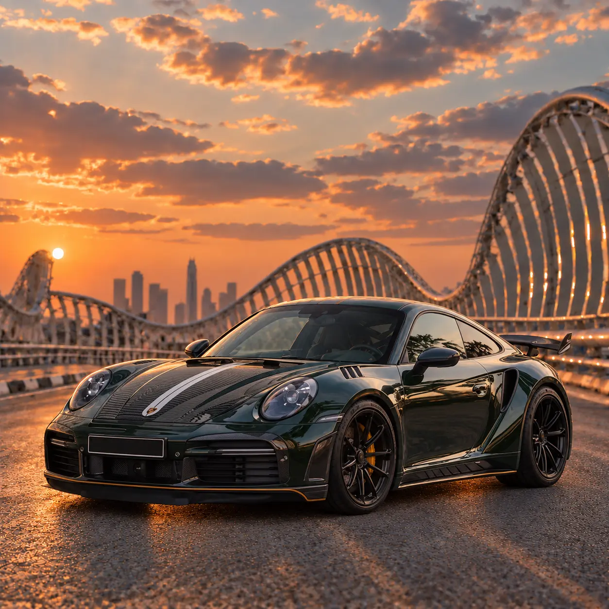 Porsche 911 Stinger GTR 1 of 7 Carbon rental in Dubai