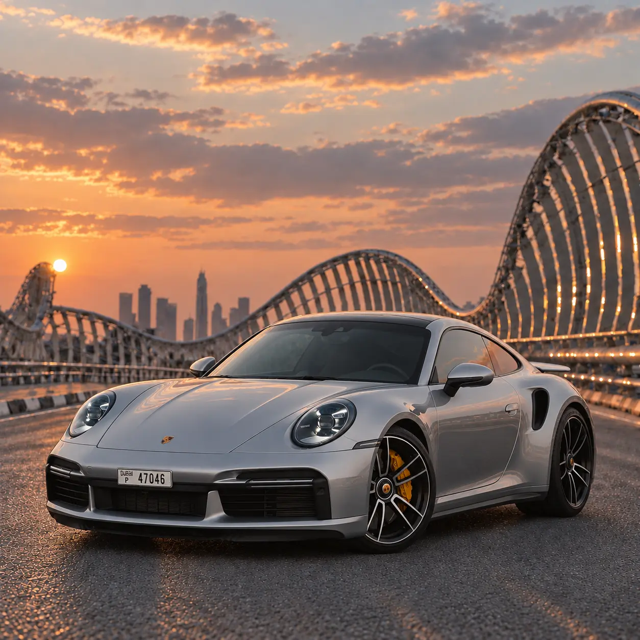 Rent Porsche 911 Turbo S in Dubai