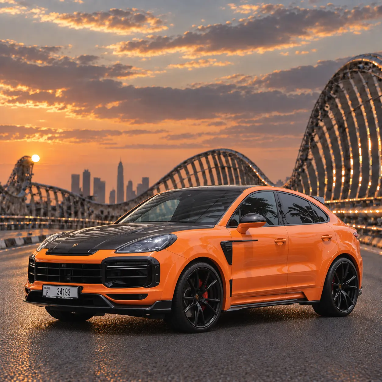 Rent Porsche Cayenne Turbo Mansory in Dubai