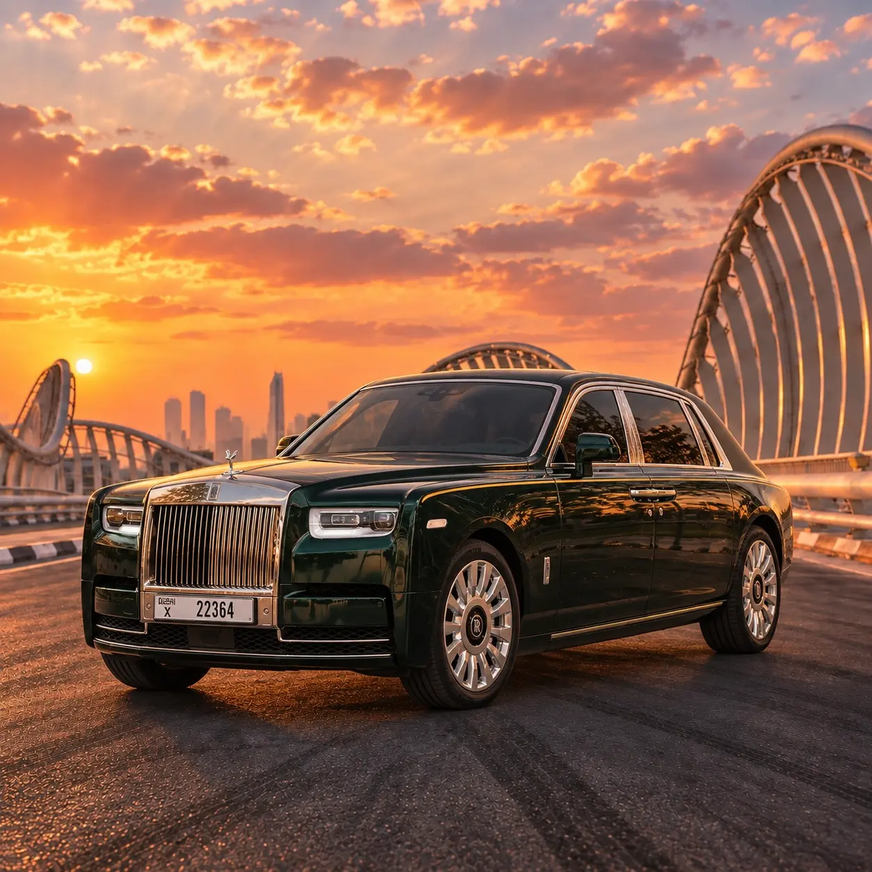 Rolls Royce Phantom EWB Bespoke Edition rental in Dubai