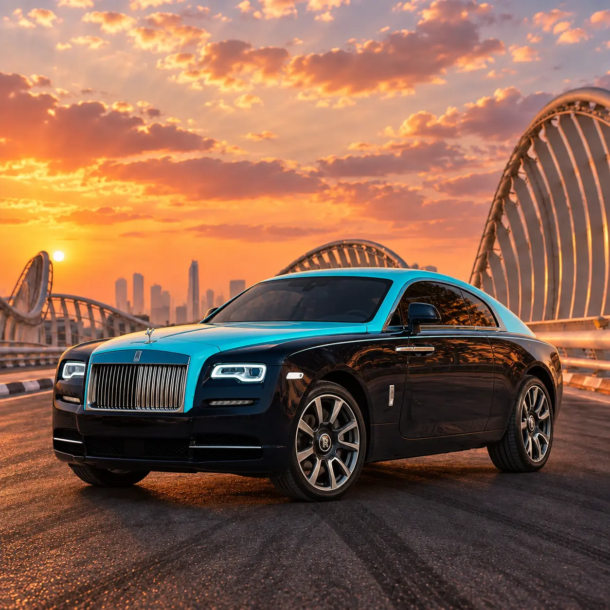 Rolls Royce Wraith rental in Dubai