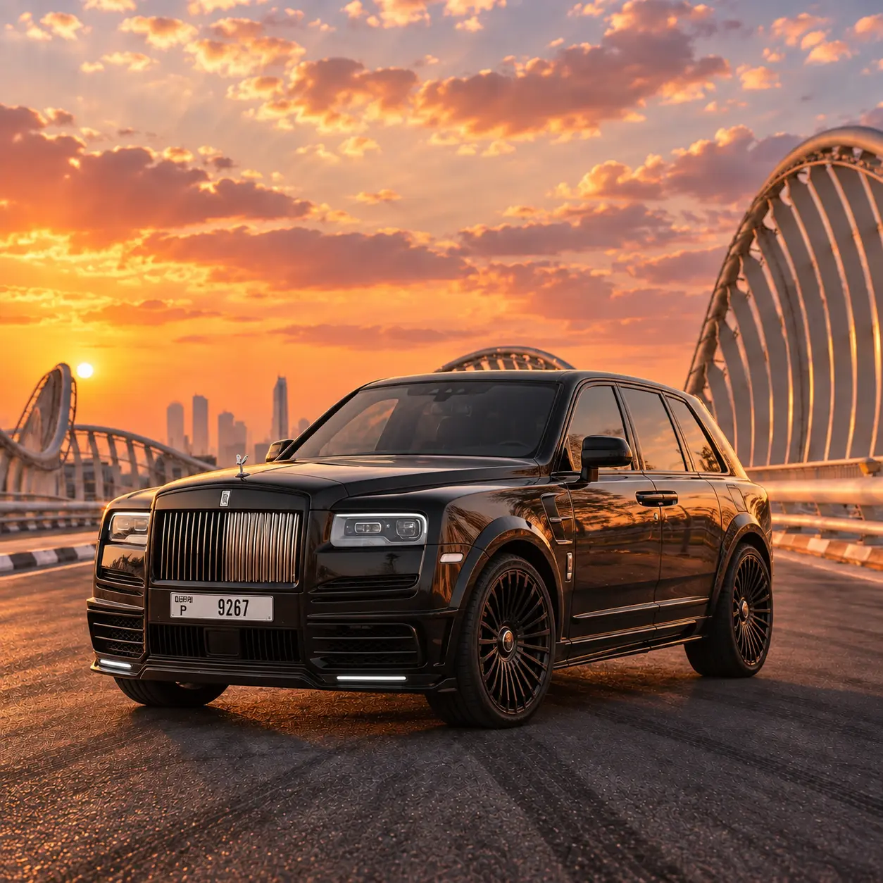 Rolls Royce Cullinan Mansory rental in Dubai
