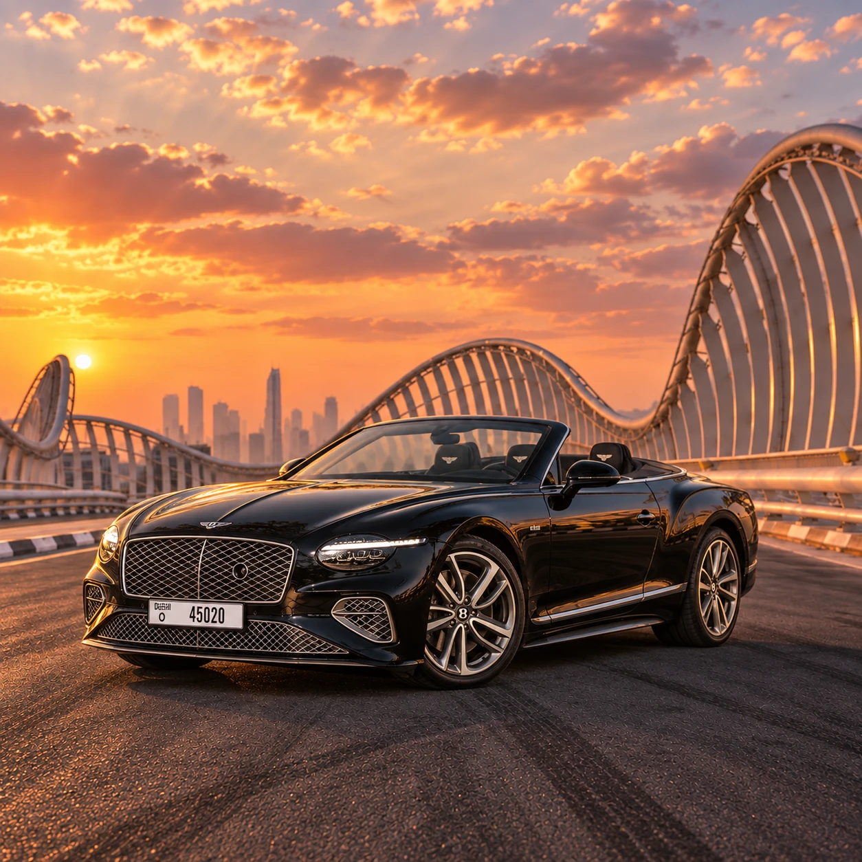 Bentley Continental GTC rental in Dubai