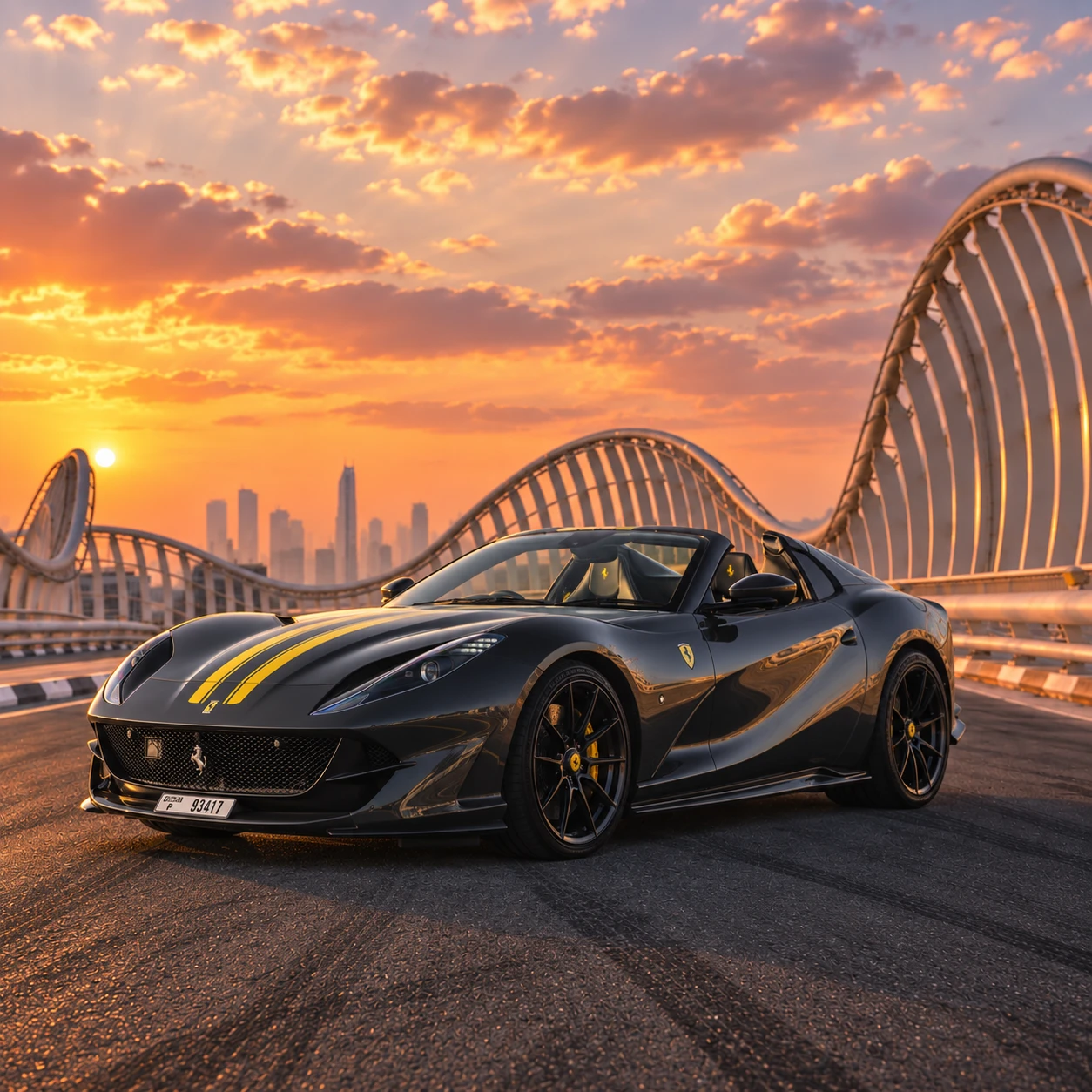 Ferrari 812 GTS Novitec rental in Dubai