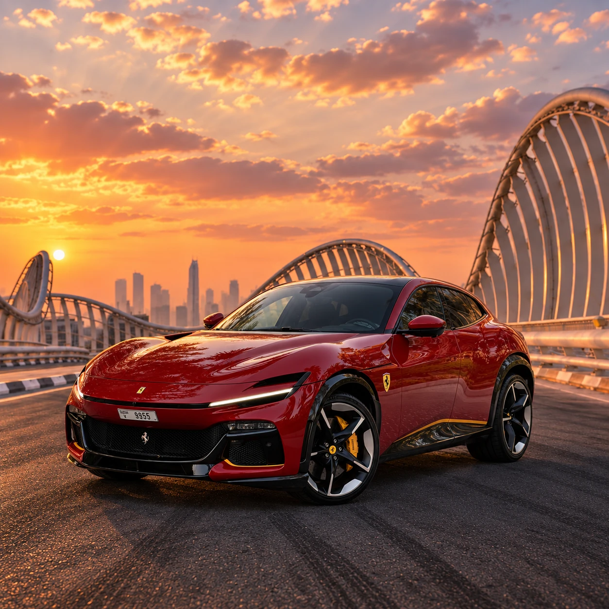 Ferrari Purosangue rental in Dubai