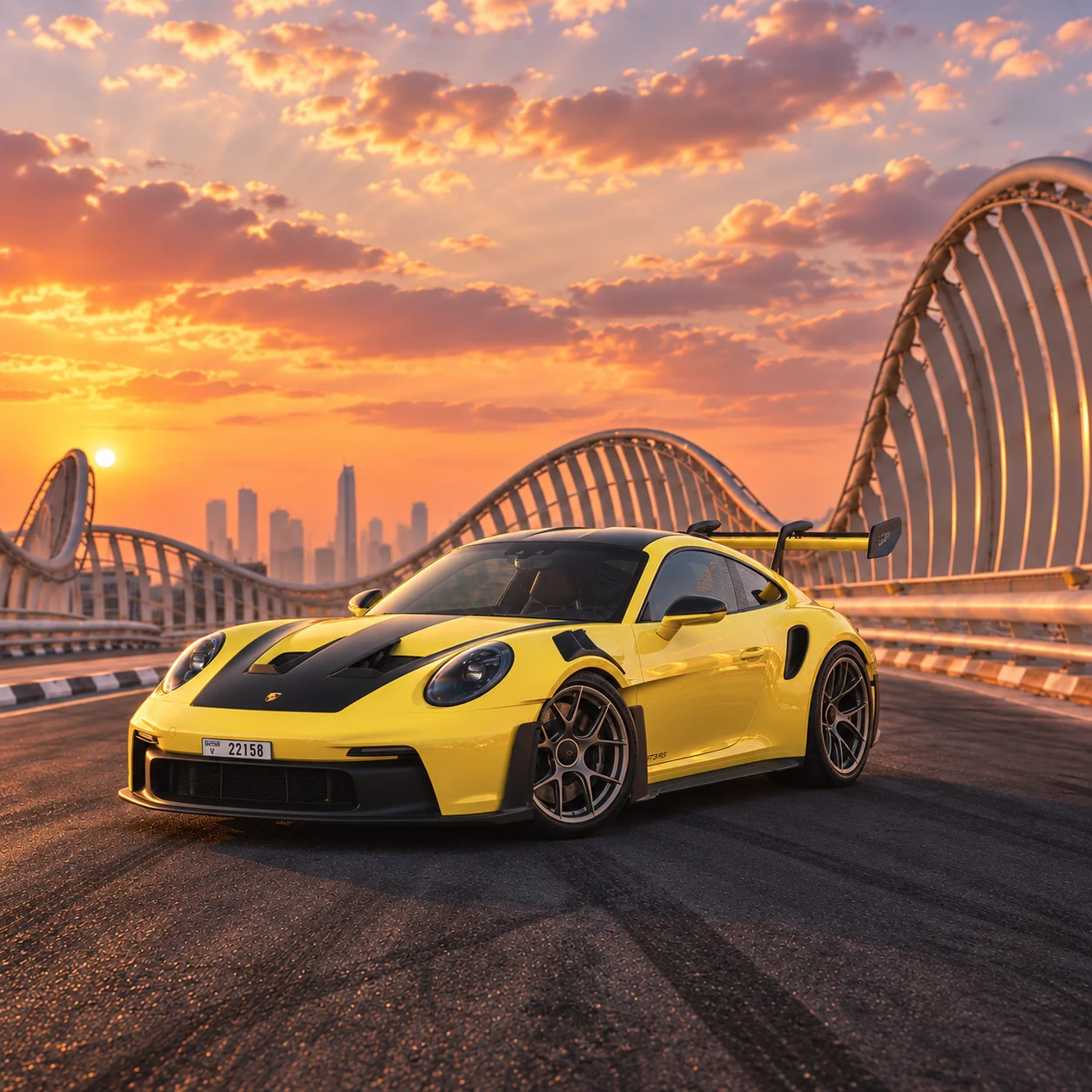 Porsche 911 GT3 RS rental in Dubai