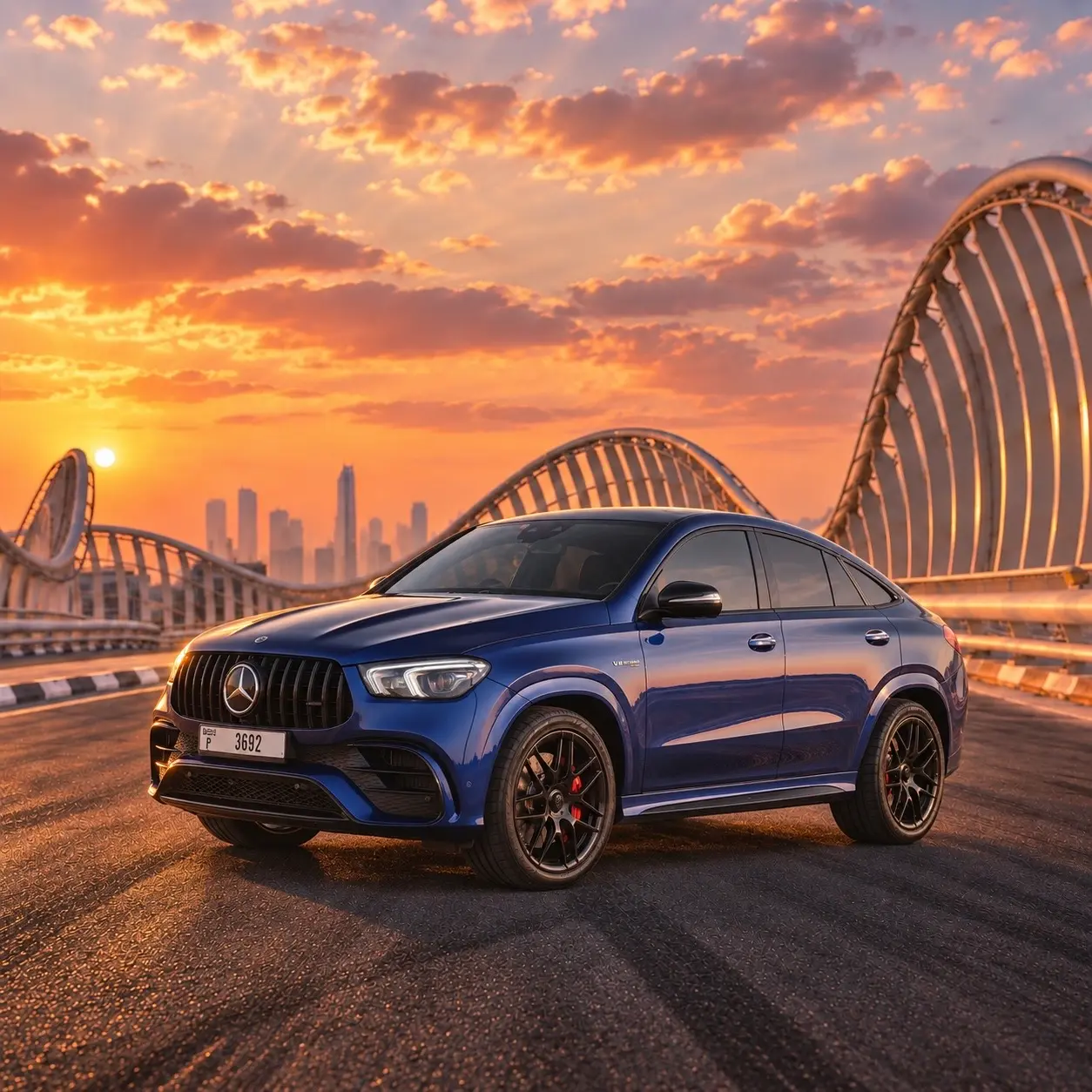 Mercedes Benz AMG GLE63S rental in Dubai