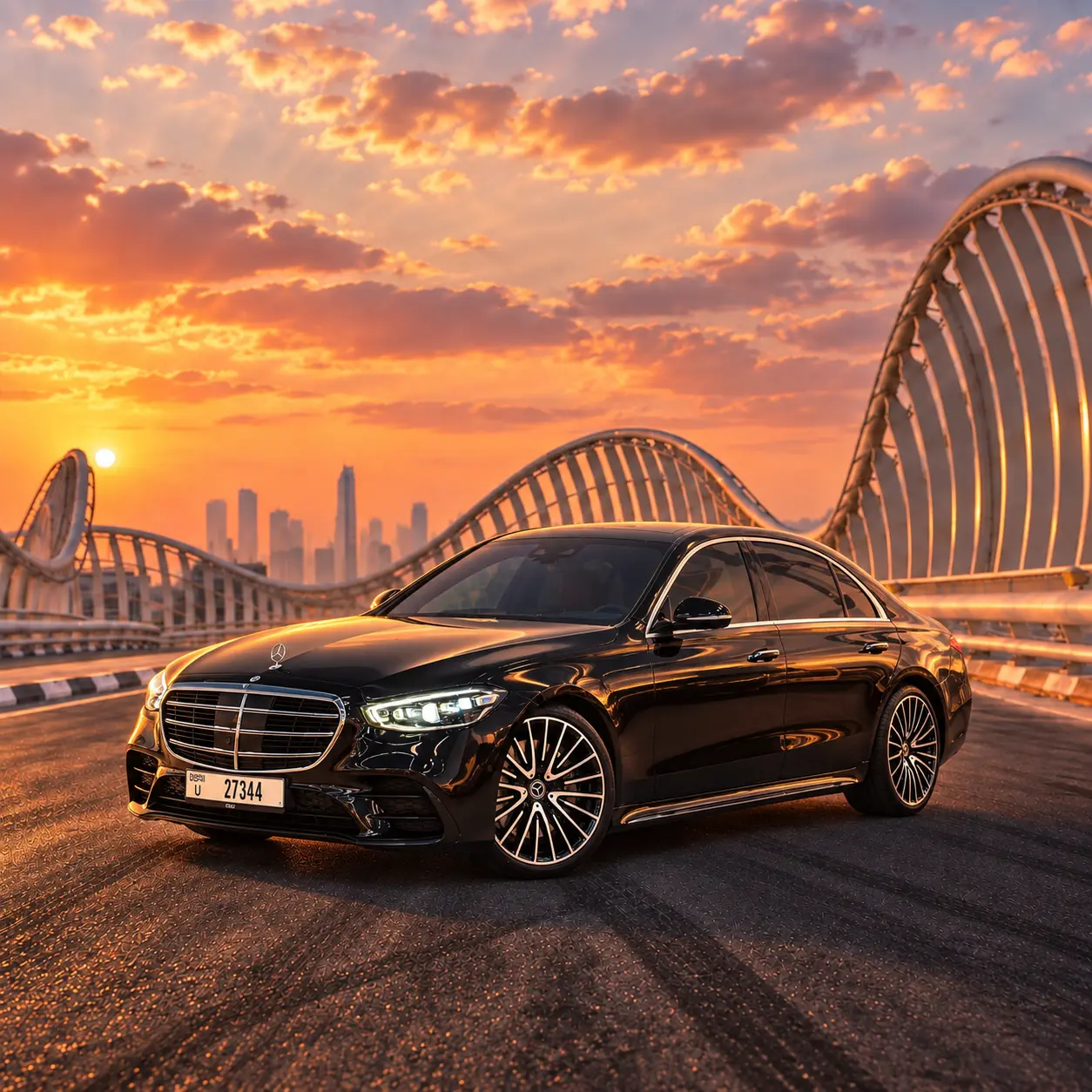 Mercedes Benz S500 rental in Dubai