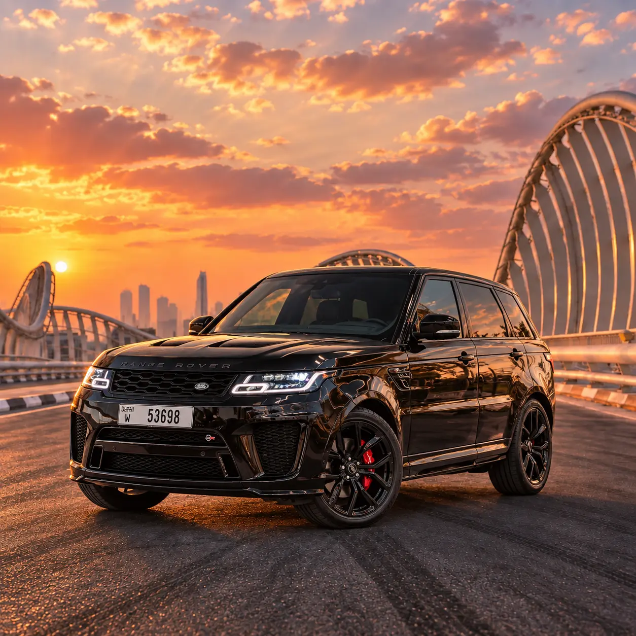 Range Rover Sport SVR rental in Dubai