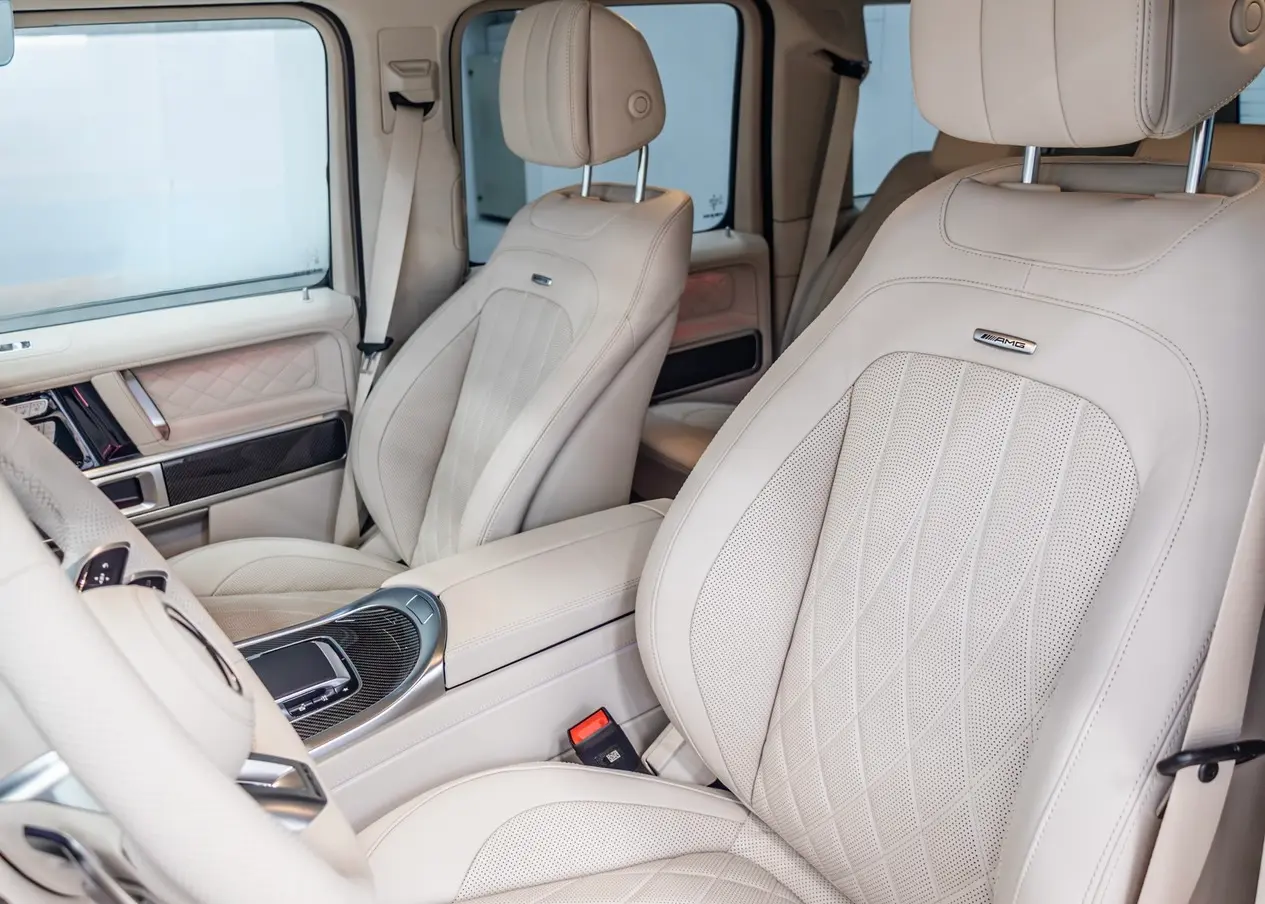 Beige Mercedes G63 Rental Dubai