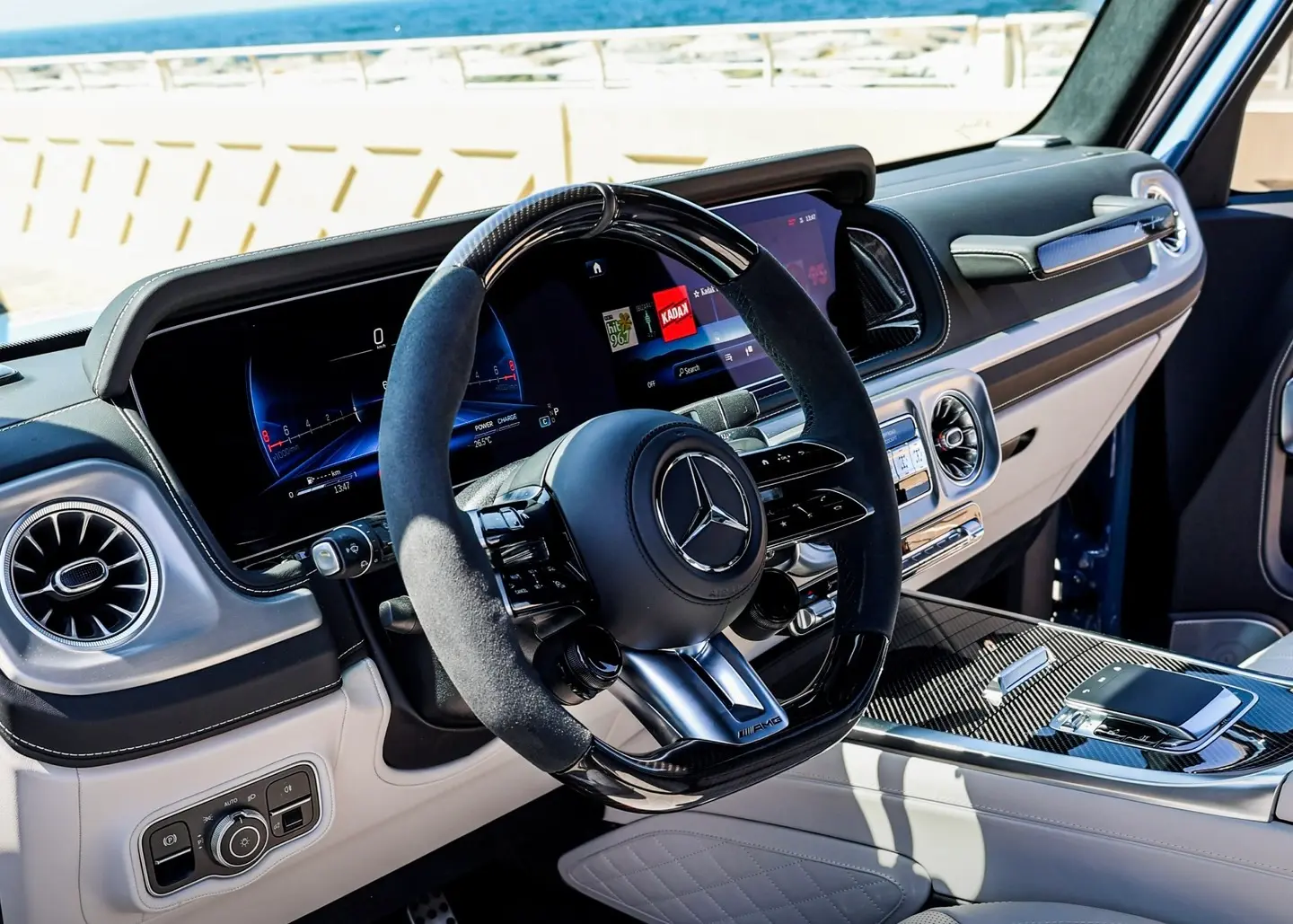 Blue Mercedes G63 Rental Dubai