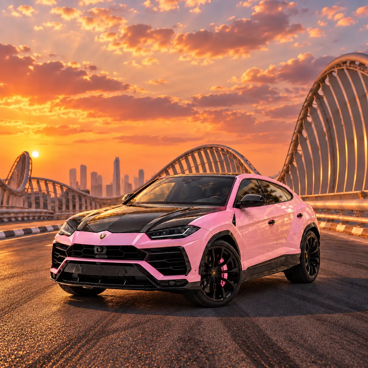 Lamborghini Urus – Pink rental in Dubai