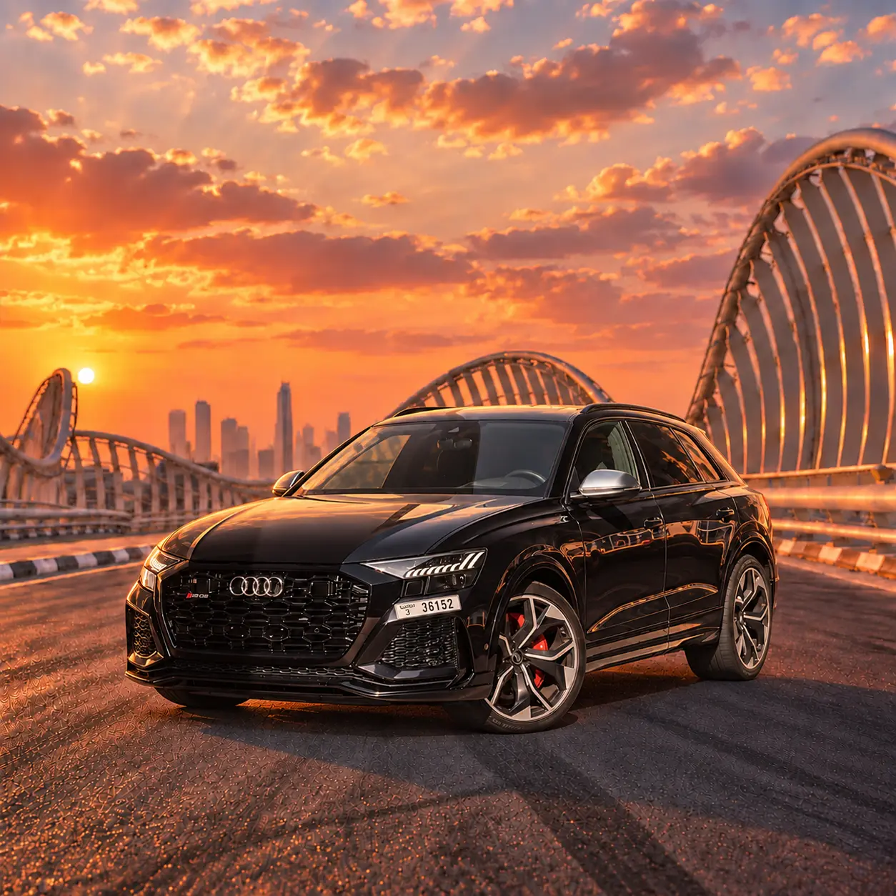 Audi RS Q8 rental in Dubai