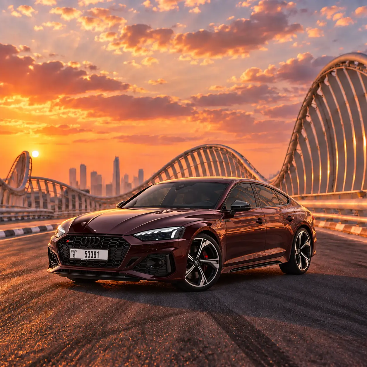 Audi RS5 rental in Dubai
