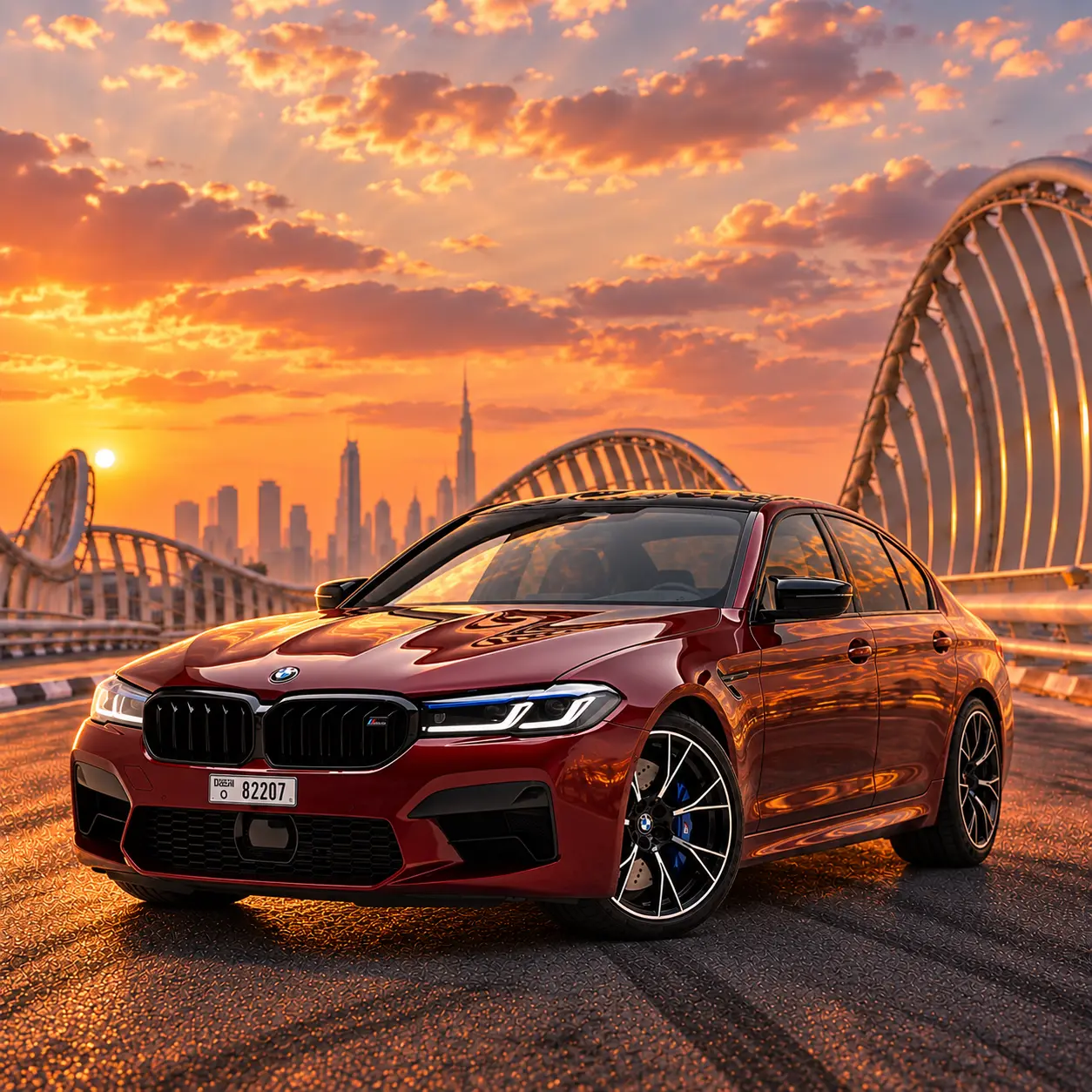 BMW M5 Competition rental in Dubai