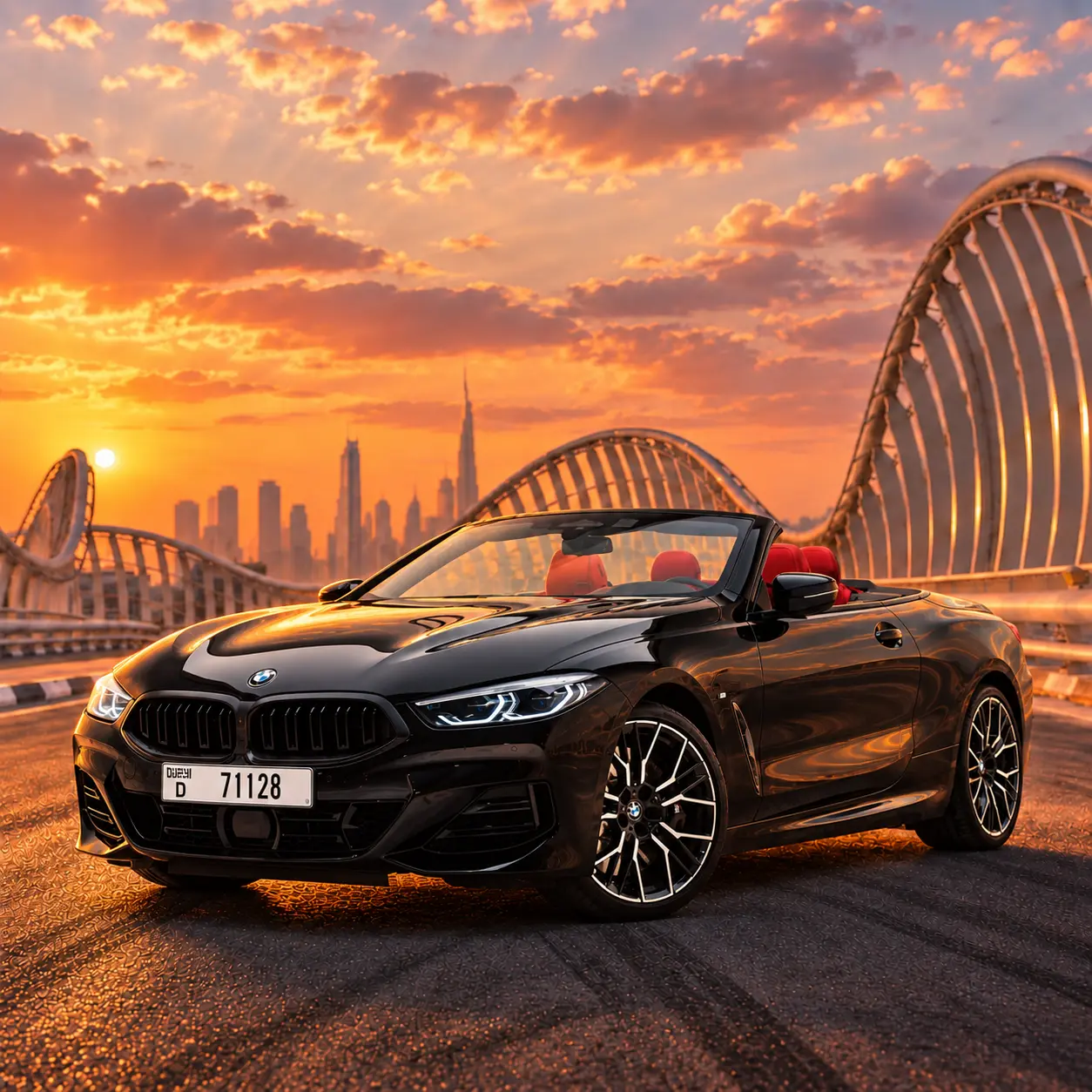 BMW 840i rental in Dubai