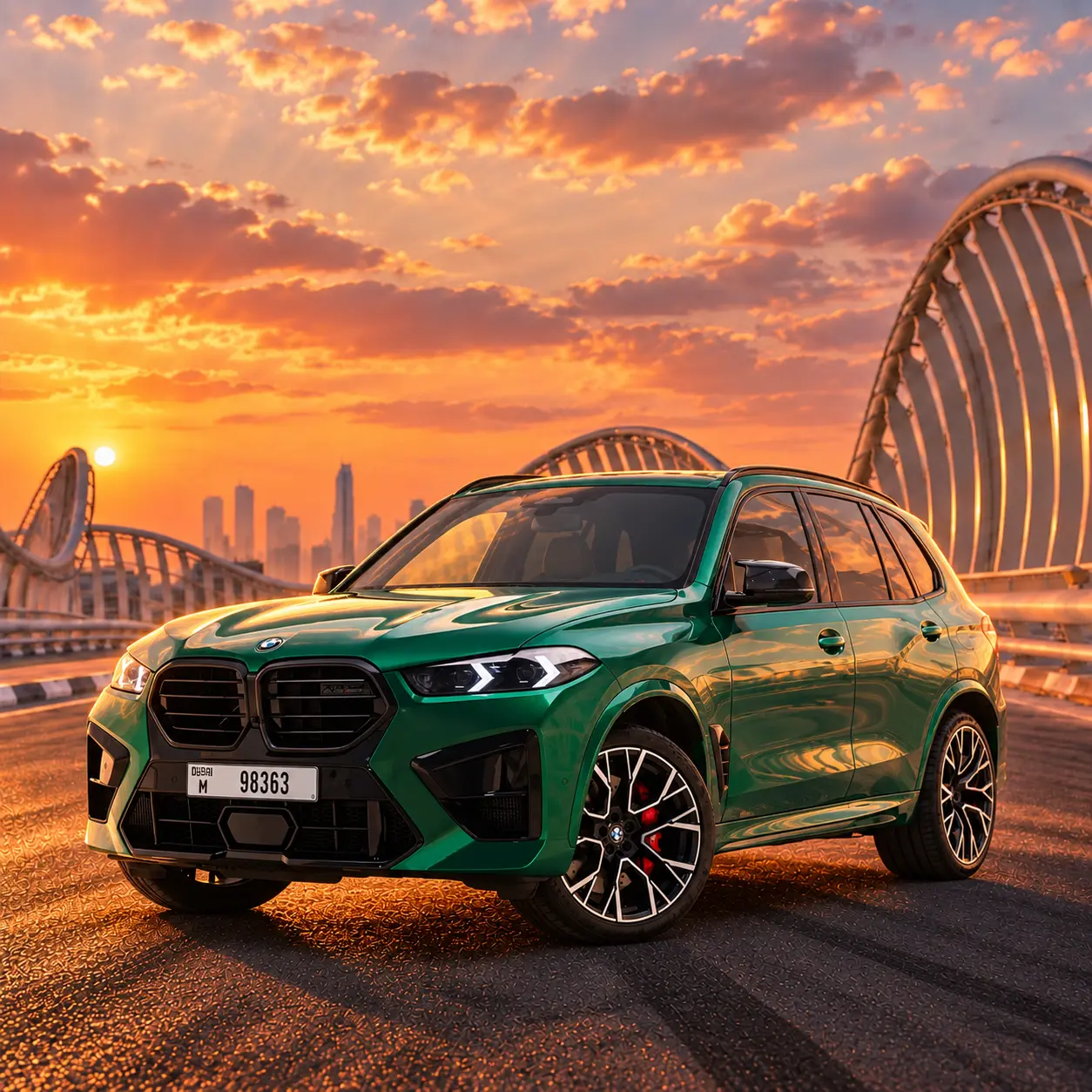 BMW X5 M Competition rental in Dubai
