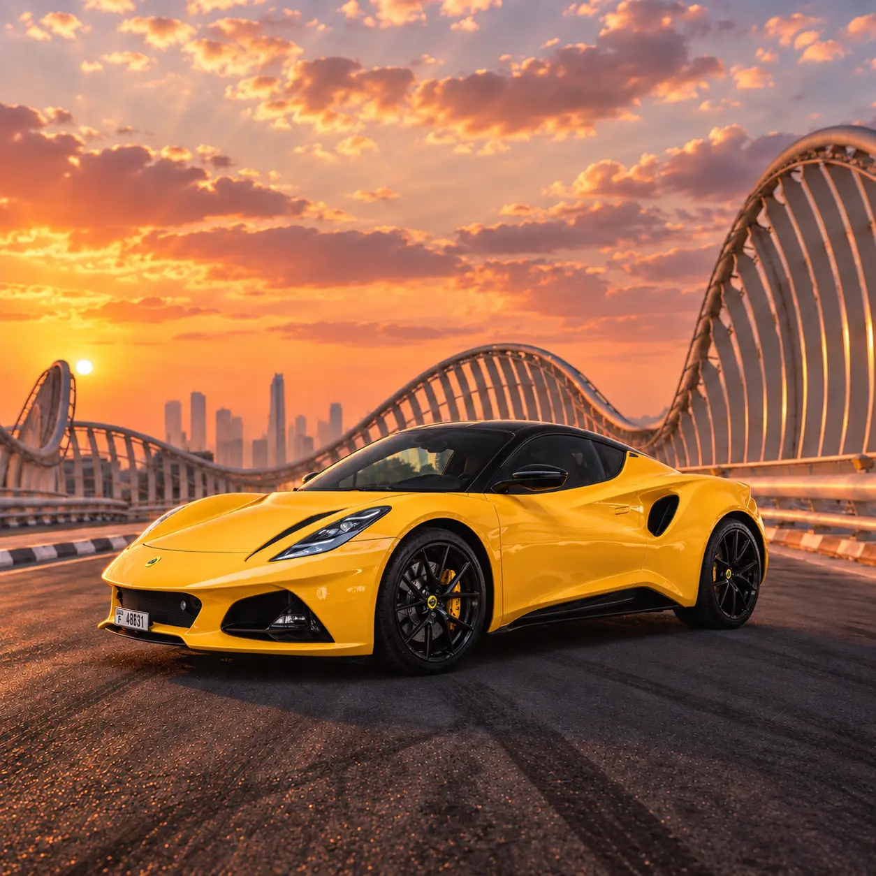 Lotus Emira rental in Dubai