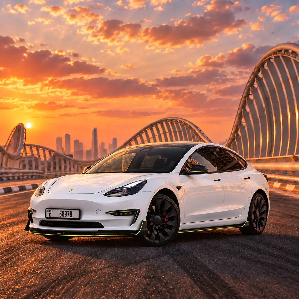 Tesla Model 3 Performance rental in Dubai