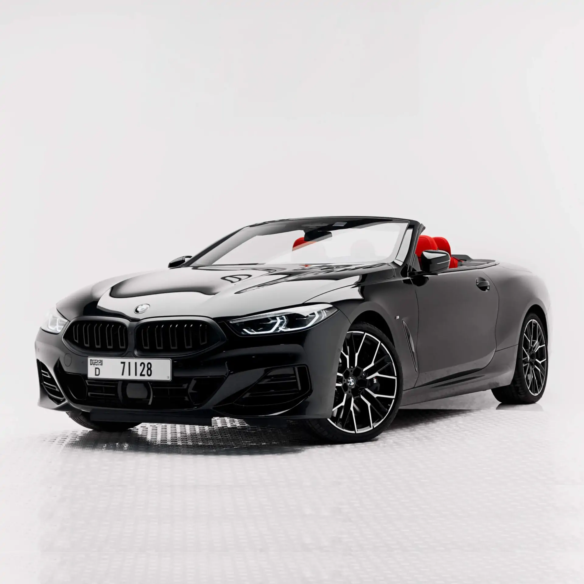 Black BMW M840i rental in Dubai
