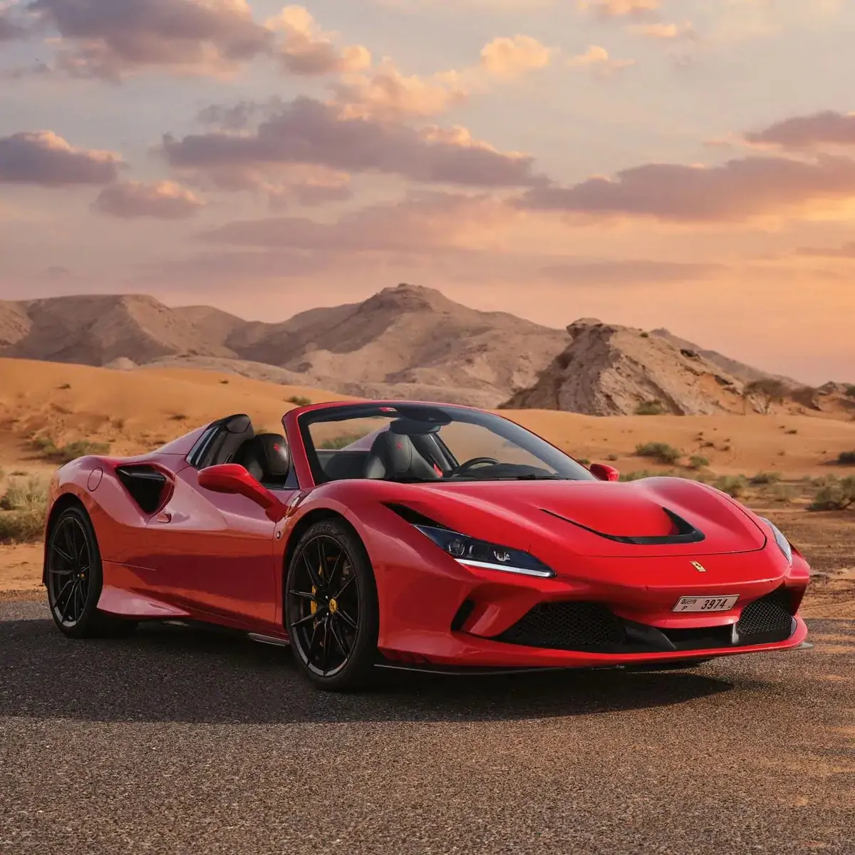 Ferrari F8 Spider Novitec Red Rental in Dubai