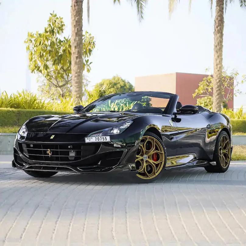 Ferrari Portofino Mansory Taurus Black Rental in Dubai