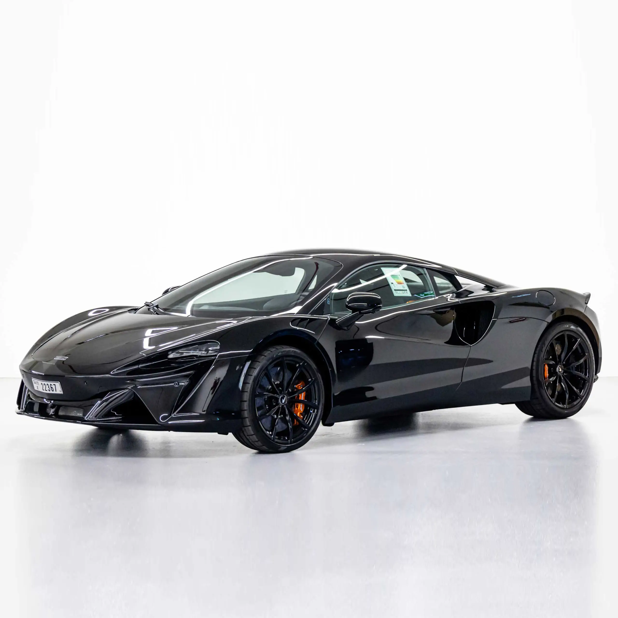 McLaren Artura Black rental in Dubai