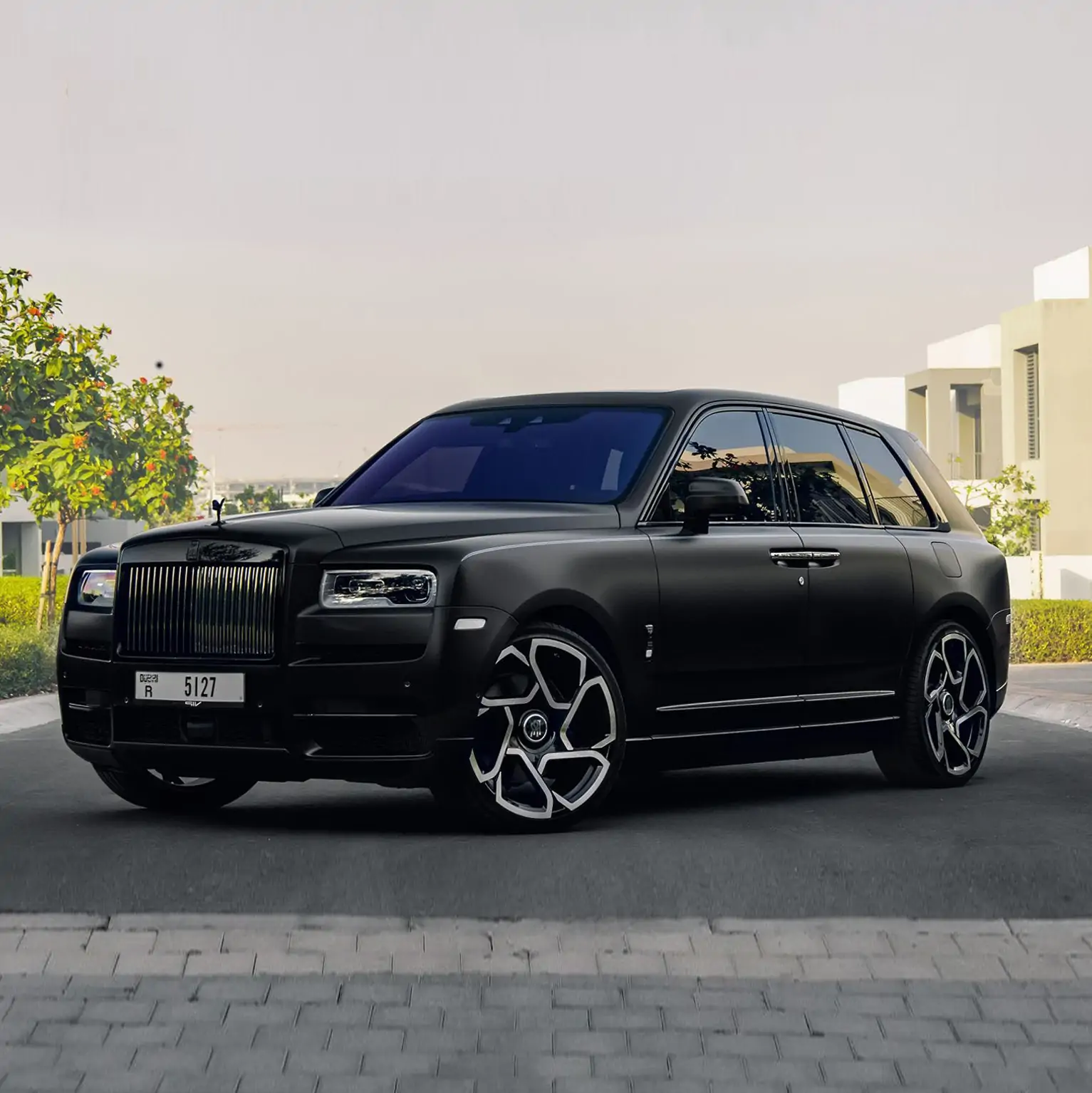 Black Rolls-Royce Cullinan Black Badge rental in Dubai