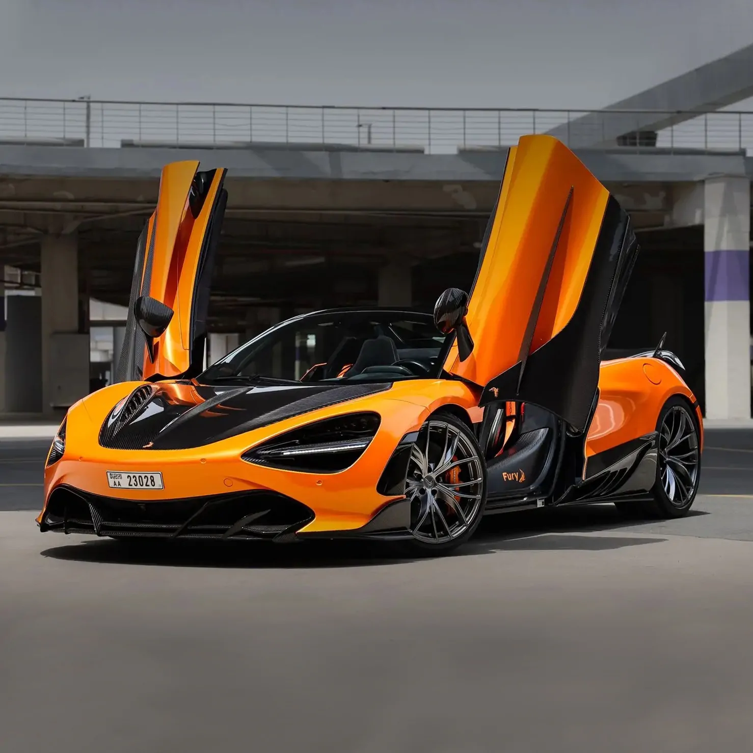 McLaren 720S Spider TopCar rental in Dubai